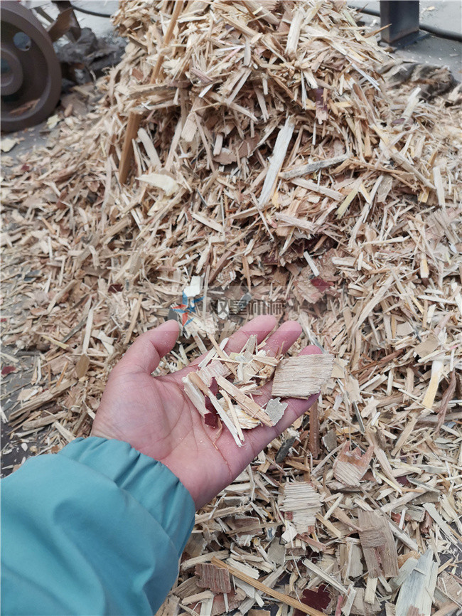 综合木材破碎机破碎物料效果