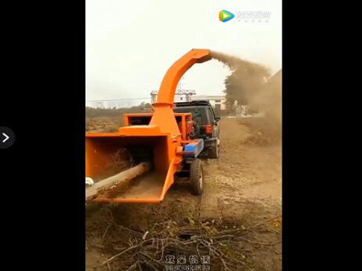 树枝粉碎机视频客户作业现场展示